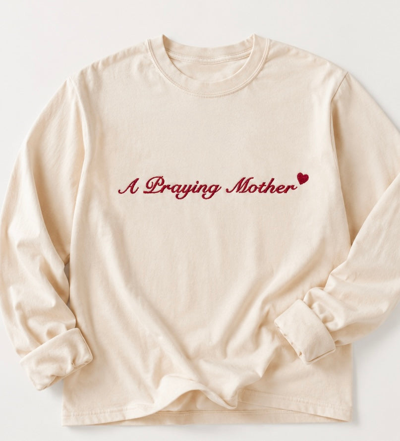 Ivory Praying Mother Tee